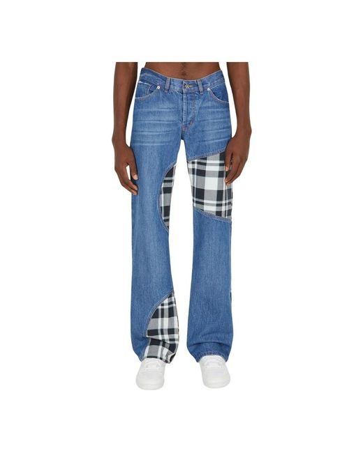 (DI)VISION Blue Wide Jeans for men