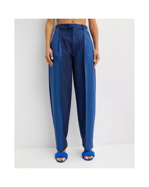 Wide Trousers Marni de color Blue