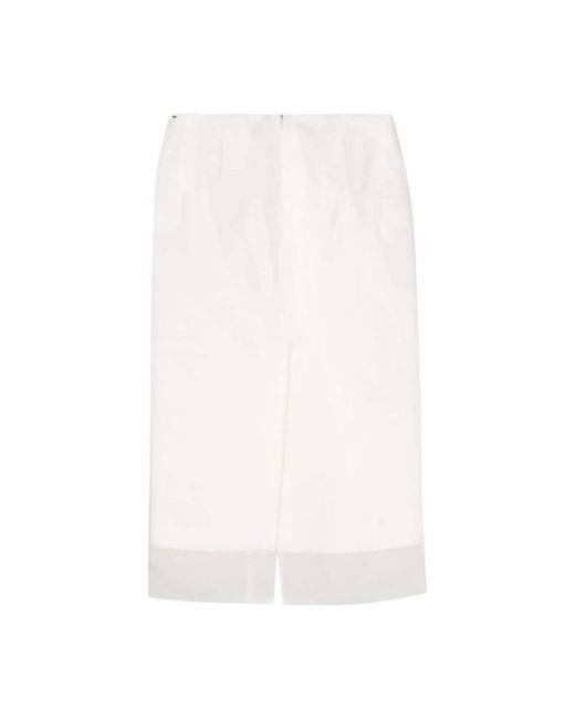 Faldas blancas aceti 1234 Sportmax de color White