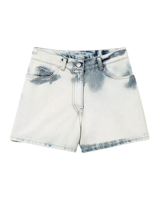 Twinset Blue Denim Shorts