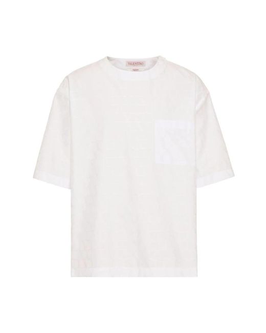 Valentino Garavani Kf9 t-shirt in White für Herren