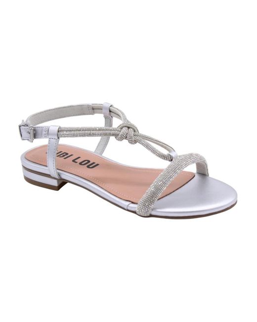 Bibi Lou Pink Flat Sandals