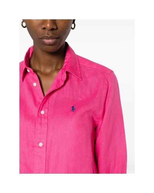 Blouses & shirts > shirts Ralph Lauren en coloris Pink