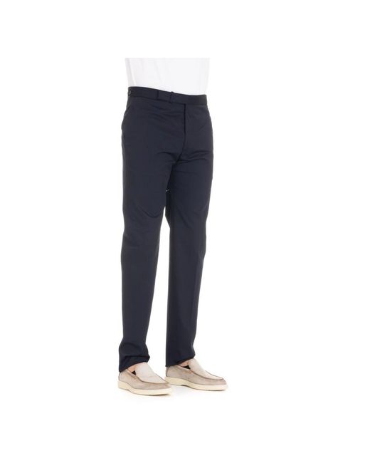 Tagliatore Blue Suit Trousers for men