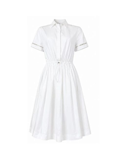 Fabiana Filippi White Midi Dresses