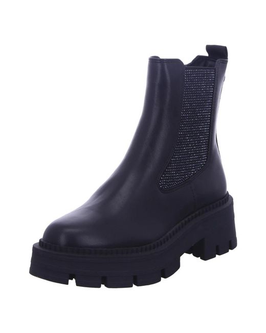 Tamaris Blue Chelsea Boots