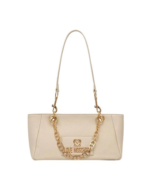 Love Moschino Natural Kleine Handtasche