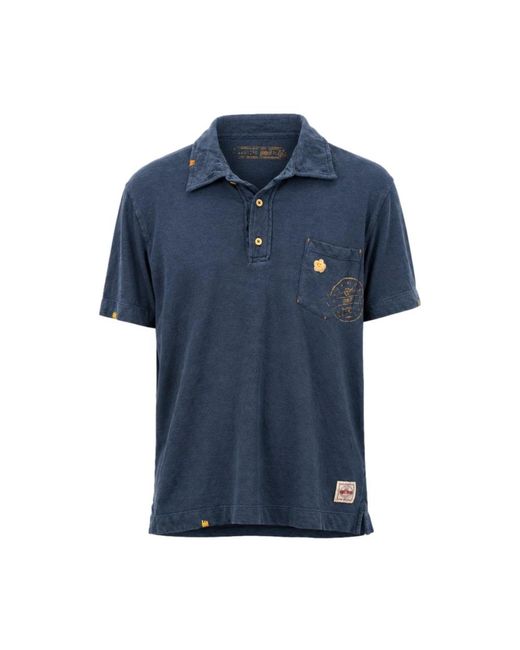 Bob Kurzarm Poloshirt in Blue für Herren