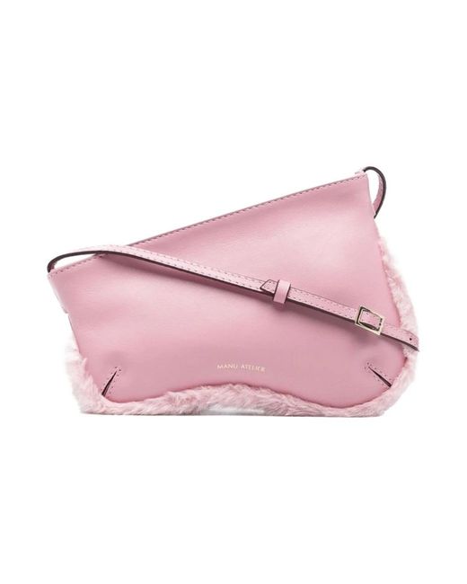 MANU Atelier Pink Shoulder Bags