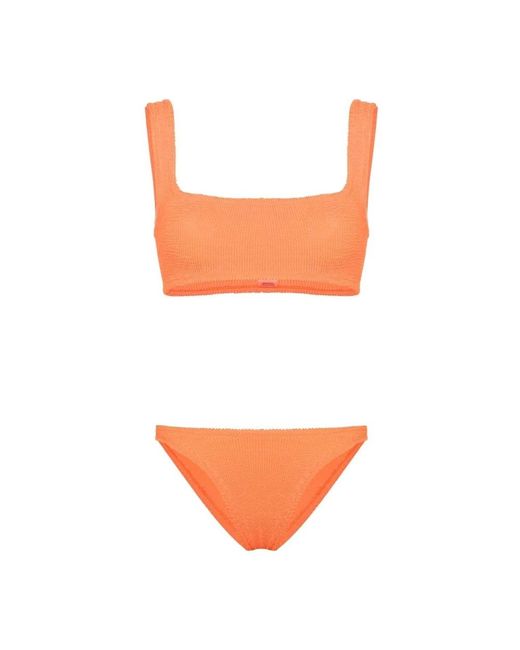 Hunza G Orange Bikinis