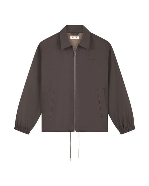 Light Jackets Olaf Hussein de hombre de color Gray