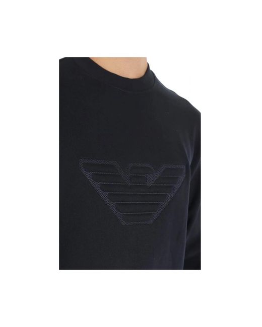 Emporio Armani Black Sweatshirts for men