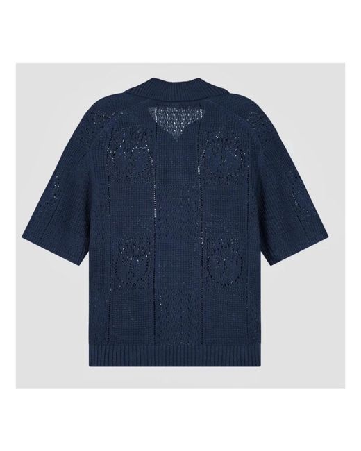 Olaf Hussein Blue Polo Shirts for men