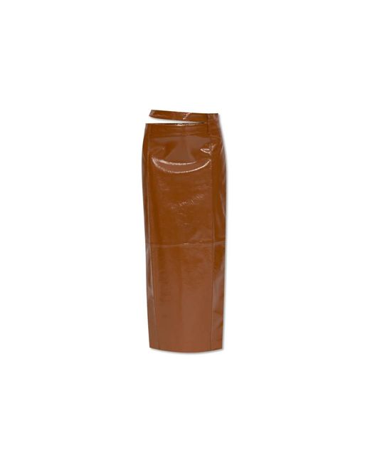 Maxi Skirts The Mannei en coloris Brown