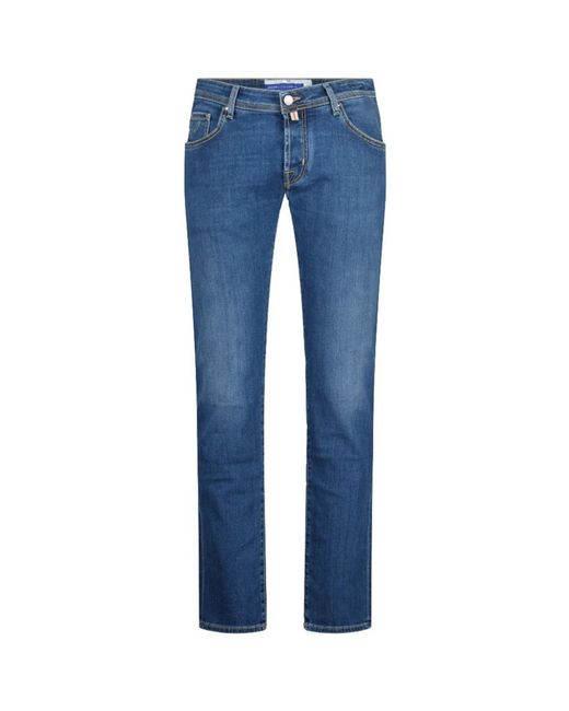 Slim fit jeans denim blu di Jacob Cohen in Blue