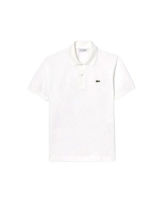 Lacoste Tops Polo Hemden in het White voor heren