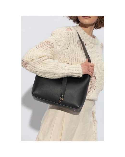 Chloé Black 'marcie hobo small' schultertasche