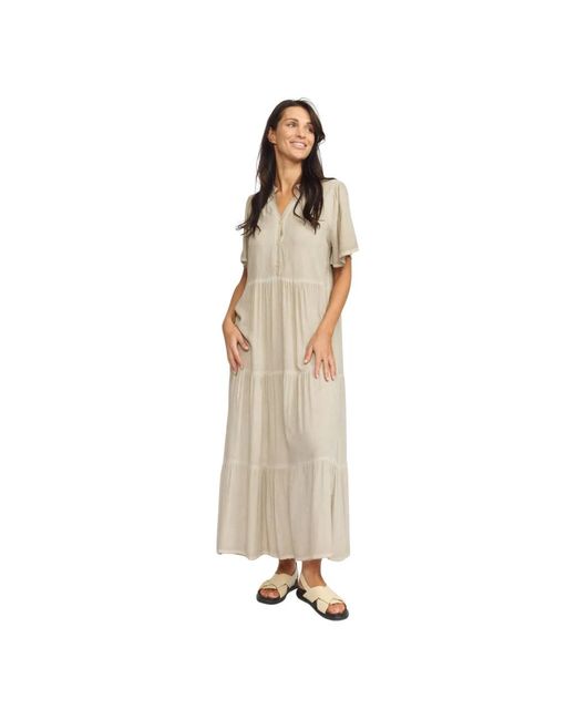 2-Biz Natural Maxi Dresses