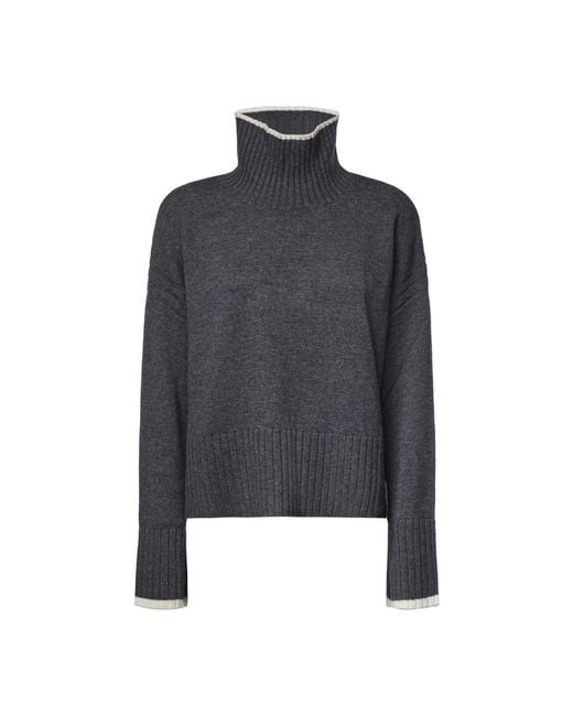 Pinko Blue Turtlenecks