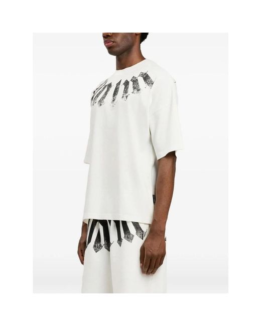 Palm Angels White T-Shirts for men