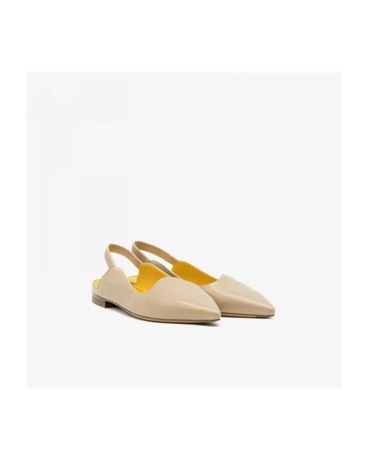 Mara Bini Yellow Ballerina Shoes