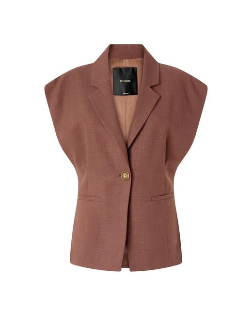 Vests Pinko en coloris Brown