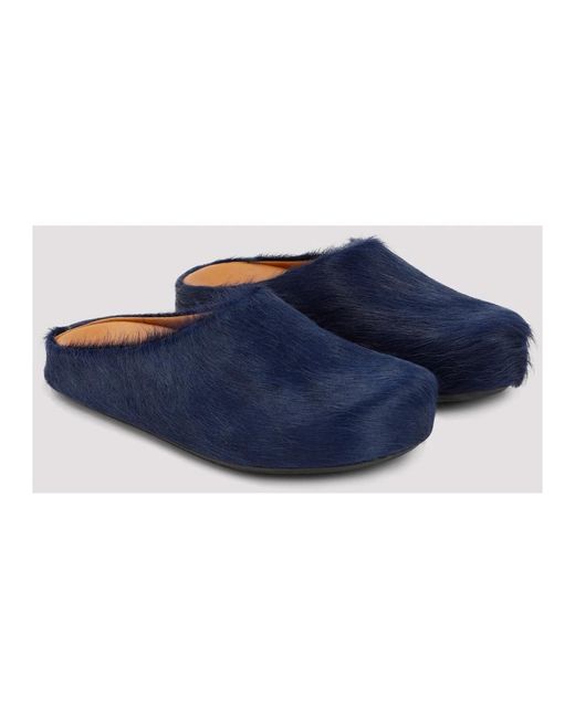 Marni Eclipse Fussbett Sabot Mules in Blue für Herren