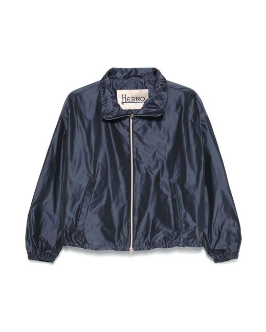 Herno Blue Stylische leichte jacke für männer