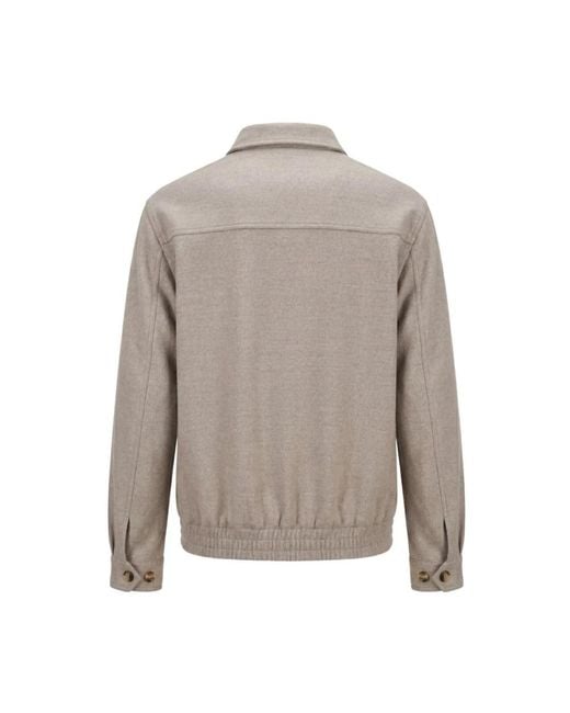 Light Jackets Brunello Cucinelli de hombre de color Gray