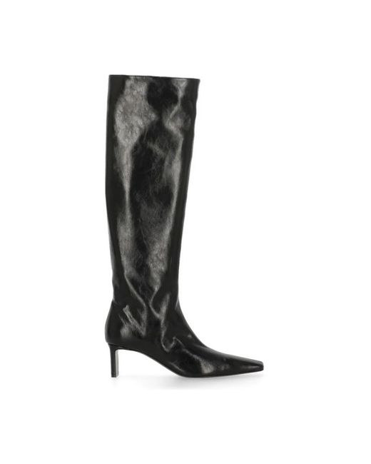 Khaite Black High Boots