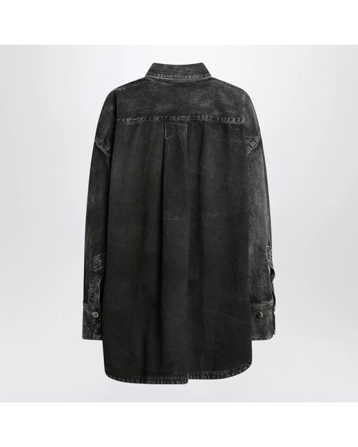 The Attico Black Denim Shirts