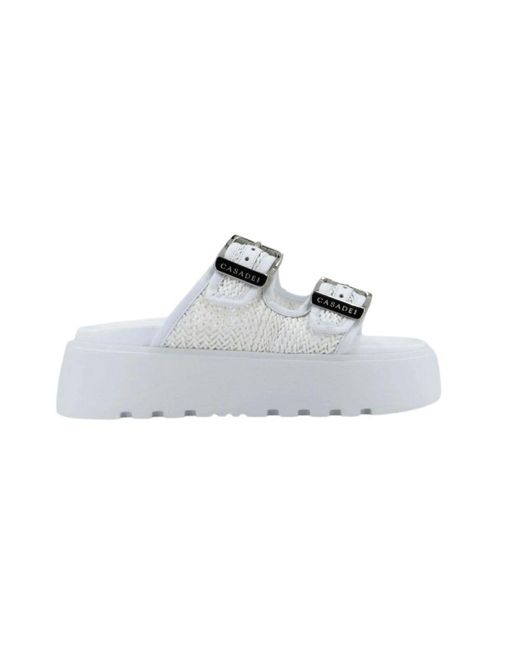 Casadei White Sliders