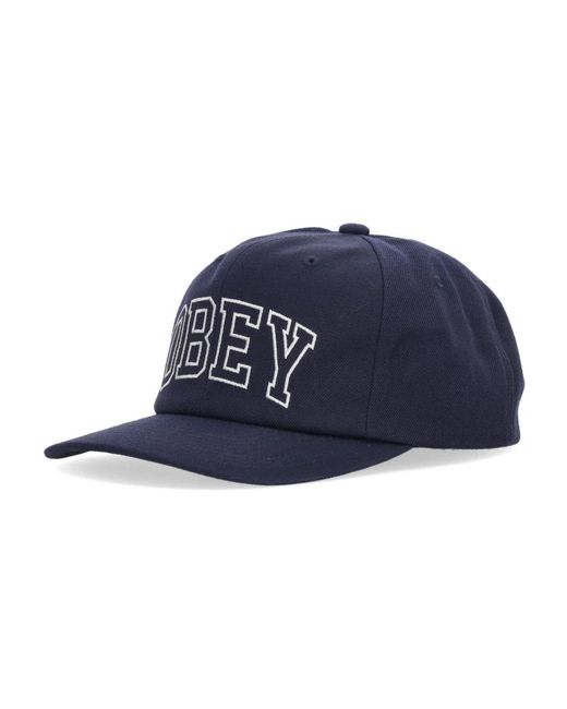 Obey Klassische Snapback Kappe in Blue für Herren