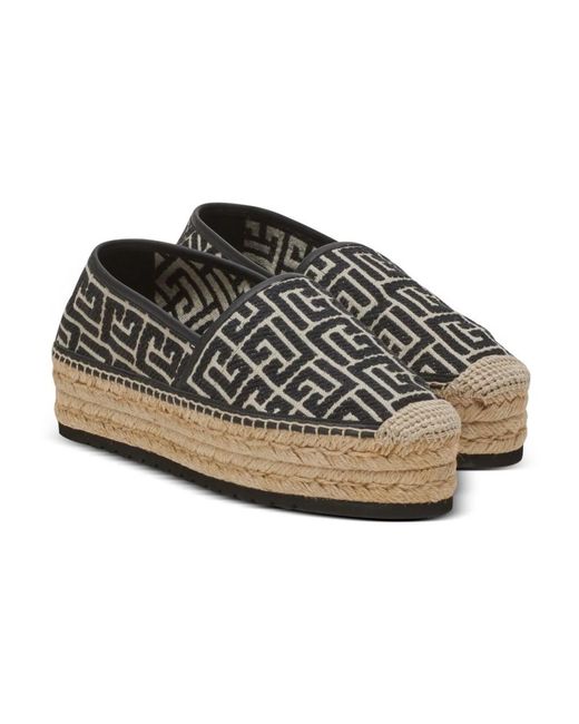 Espadrilles di Balmain in Black da Uomo