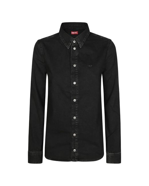 Denim Shirts DIESEL en coloris Black