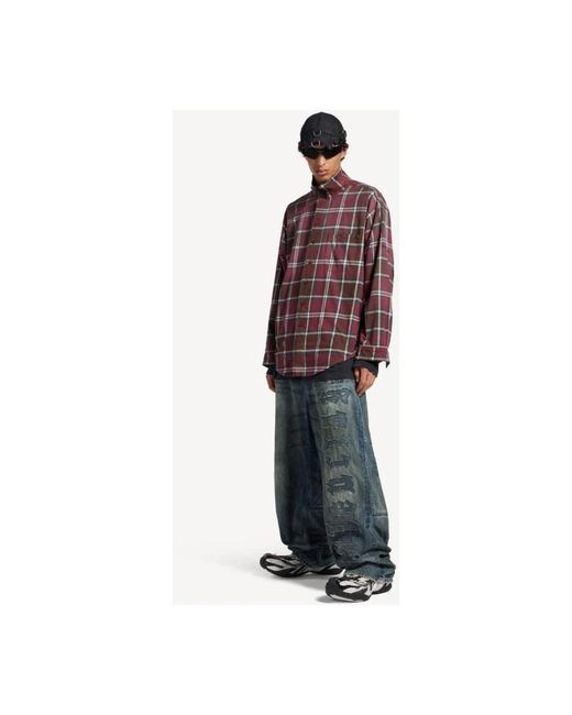 Balenciaga Purple Casual Shirts for men