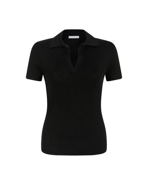 Polo Shirts Max Mara de color Black