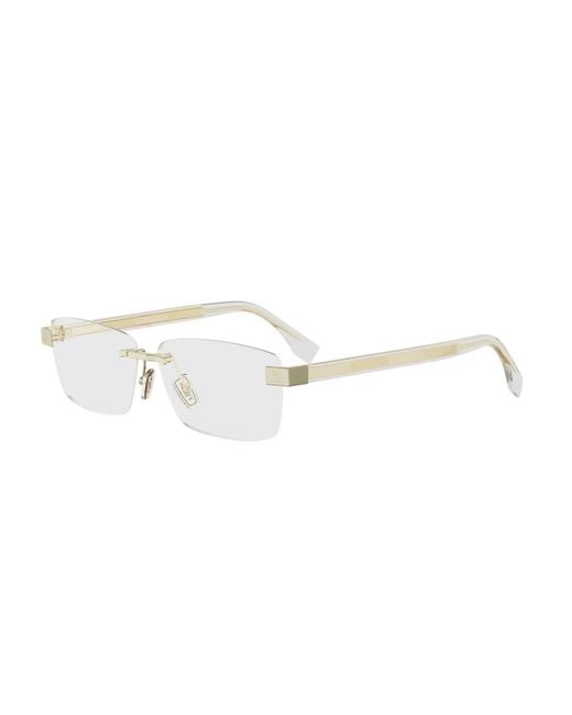 Fendi Metallic Glasses for men