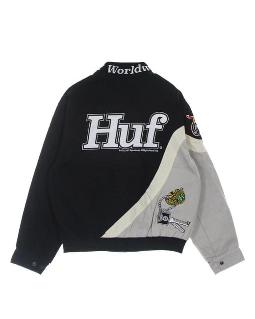 Huf Gray Light Jackets for men