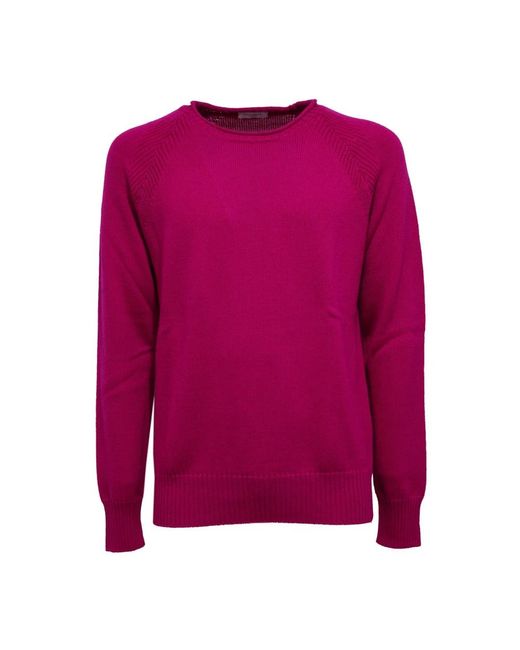 Paolo Pecora Pink Round-Neck Knitwear for men
