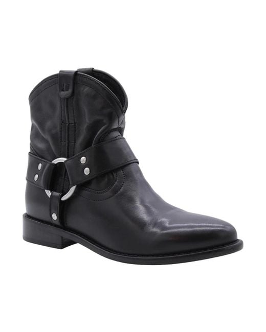 Bronx Black Ankle Boots