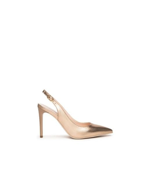 Nero Giardini White Slingback Pump