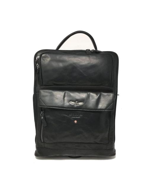 Aeronautica Militare Vintage rucksack am-305 in Black für Herren