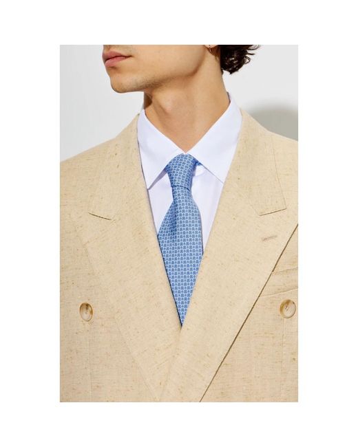 Ties di Ferragamo in Blue da Uomo