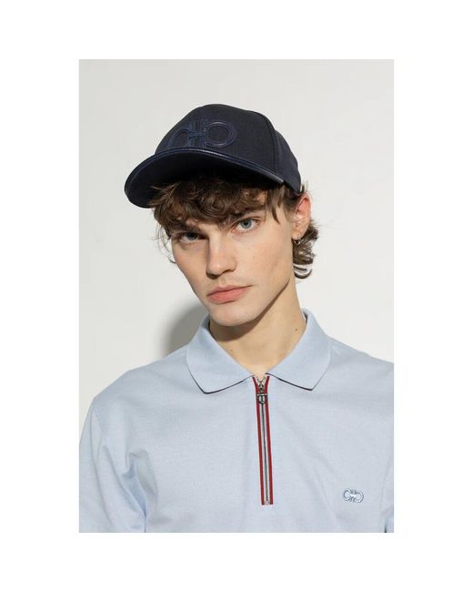 Caps di Ferragamo in Blue da Uomo
