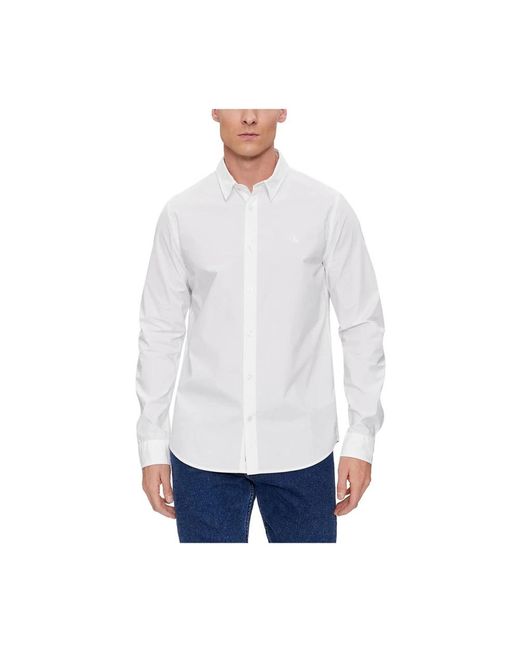 Shirts > casual shirts Calvin Klein pour homme en coloris White