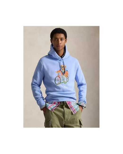 Polo Ralph Lauren Blue Hoodies for men