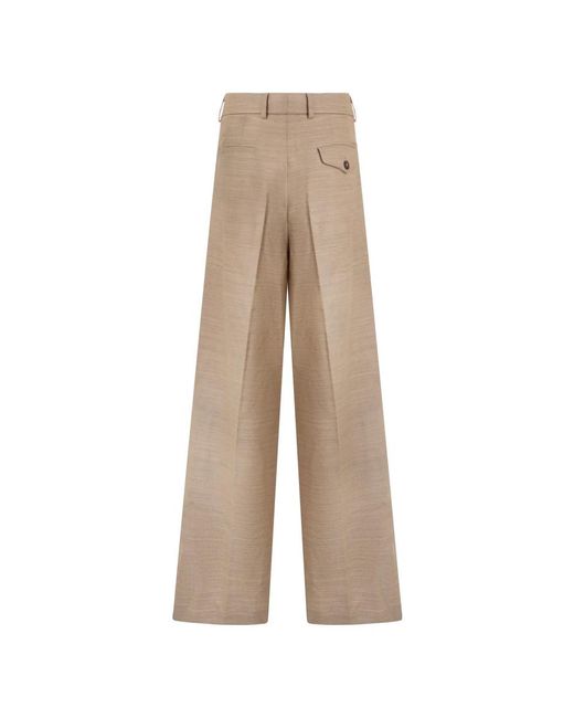 Philosophy Di Lorenzo Serafini Natural Wide Trousers