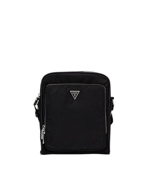 Guess Black Messenger Bags for men