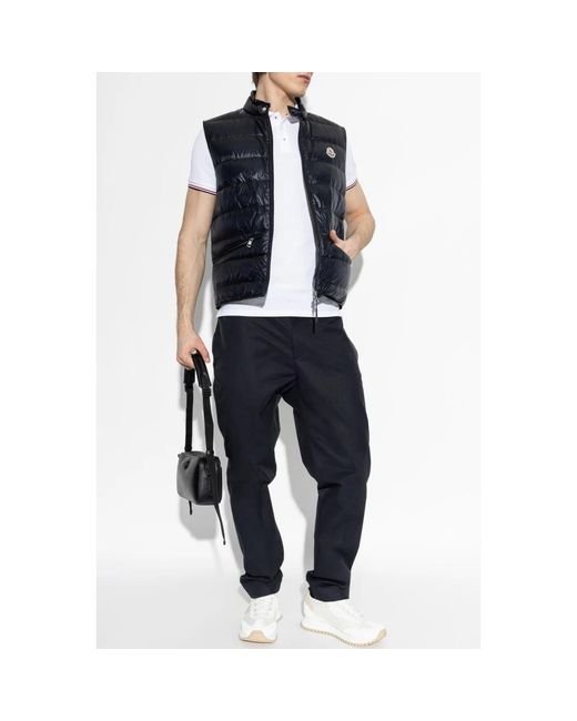Moncler Gui Down Vest in het Blue voor heren